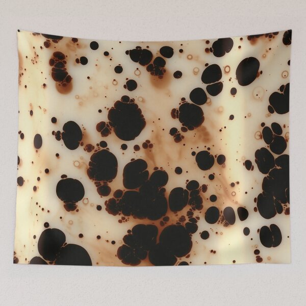 Item preview, Tortoiseshell Amber Black Pattern designed and sold by trajeado14.