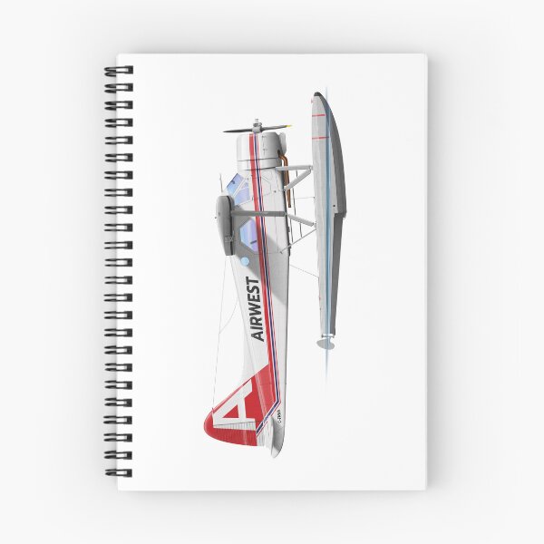 Item preview, DHC DHC-2 BEAVER 1430 C-FAWA AIRWEST 1980 designed and sold by Grubby Fingers Aircraft Illustration.