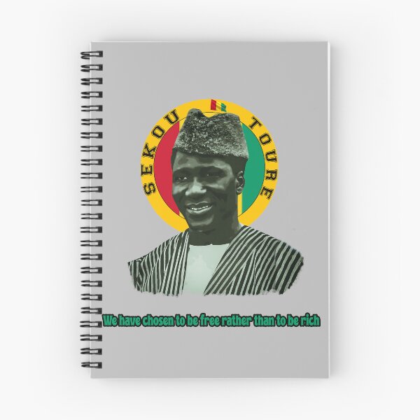 Item preview, Sékou Touré quote Pan African art Guinea liberation designed and sold by Youngkev-arts.