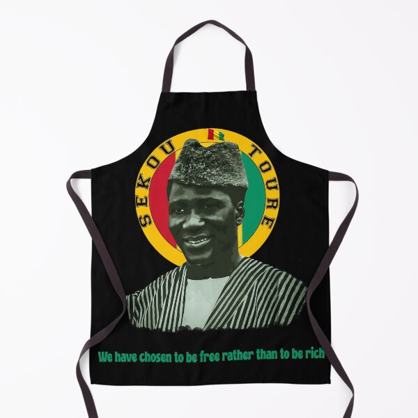 Item preview, Sékou Touré quote Pan African art Guinea liberation designed and sold by Youngkev-arts.