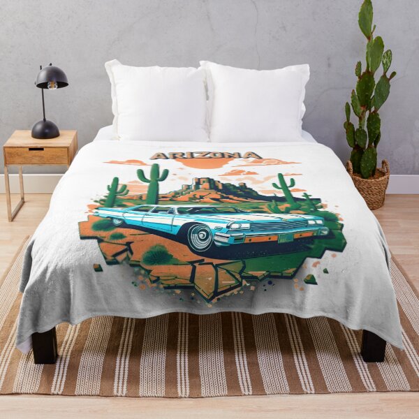 Item preview, Arizona Desert Vibes - Vintage Classic Car Road Trip designed and sold by A-M-G-Shop.
