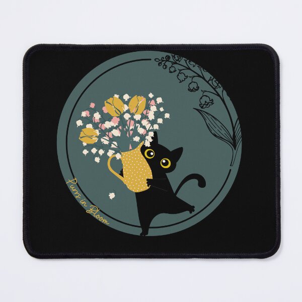 Item preview, Purrs in Bloom designed and sold by WeaselsStuff.