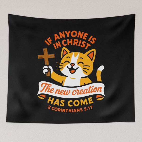Item preview, 2 Corinthians 5:17 If Anyone is in Christ The New Creation Has Come designed and sold by plushism.