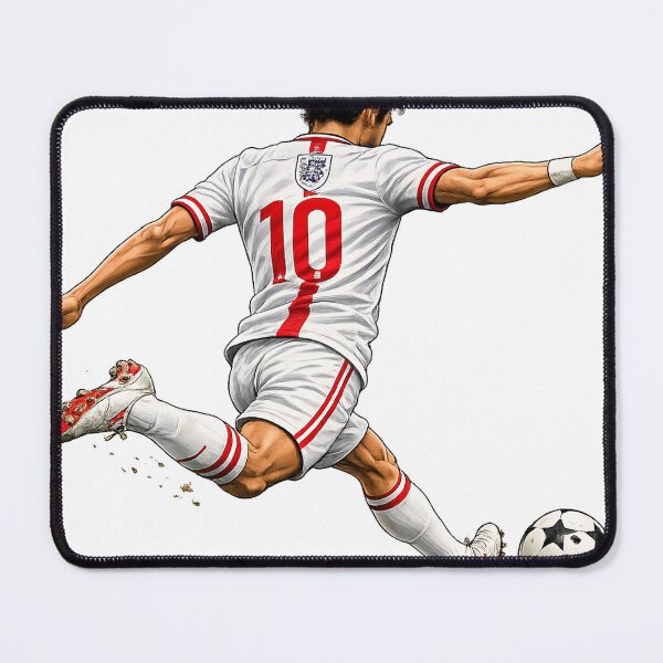Item preview, England Football Sticker Number 10 Three Lions designed and sold by fritz-10signer.