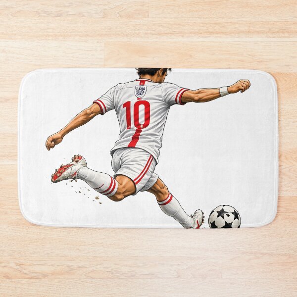 Item preview, England Football Sticker Number 10 Three Lions designed and sold by fritz-10signer.