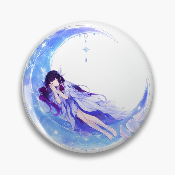 Item preview, Columbina sleeping on the moon designed and sold by AshenEclipse.