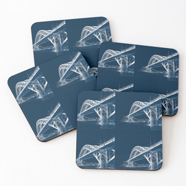 Item preview, Bridge Blueprint Civil Engineer Poster Engineering Art Print Gift designed and sold by Niche-Forge.