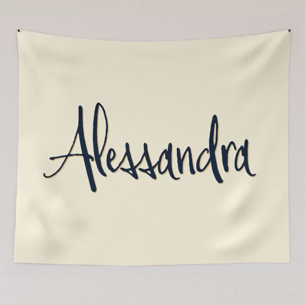 Item preview, ALESSANDRA personalized type design designed and sold by CharlottePlaceArt.