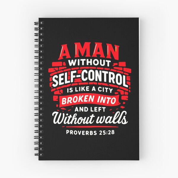 Item preview, Proverbs 25:28 A Man Without Self Control designed and sold by plushism.