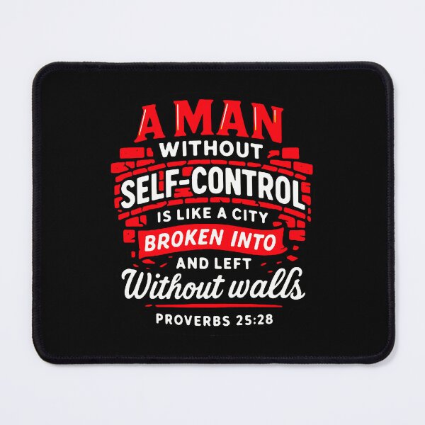 Item preview, Proverbs 25:28 A Man Without Self Control designed and sold by plushism.