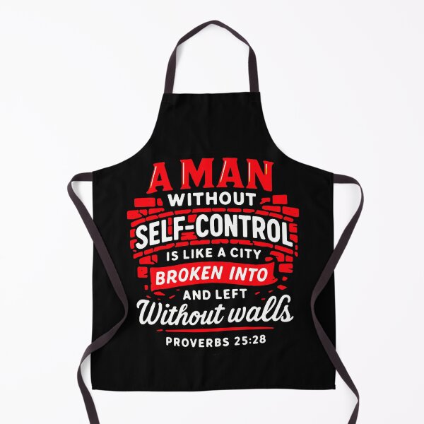 Item preview, Proverbs 25:28 A Man Without Self Control designed and sold by plushism.