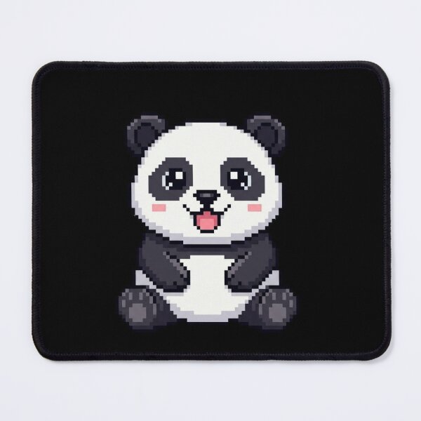 Item preview, Panda Smiling Pixel art designed and sold by BhadzCheetah.