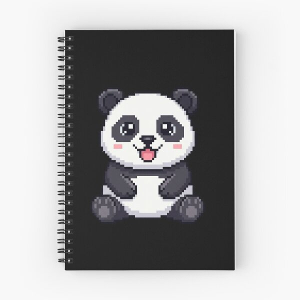 Item preview, Panda Smiling Pixel art designed and sold by BhadzCheetah.