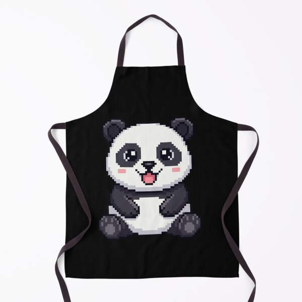 Item preview, Panda Smiling Pixel art designed and sold by BhadzCheetah.