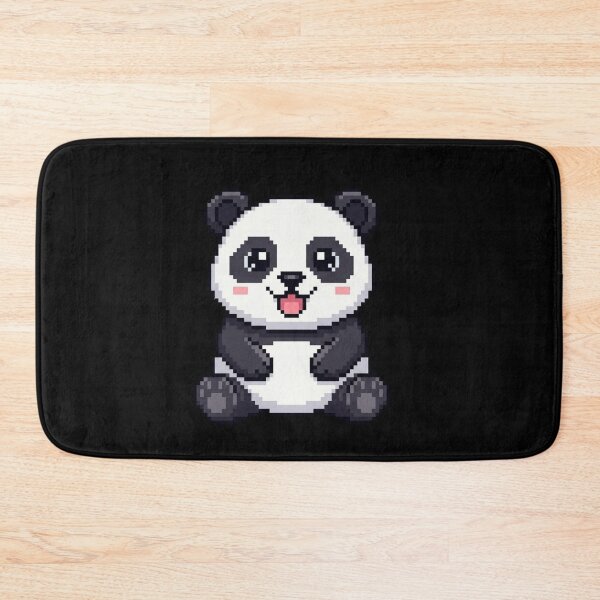 Item preview, Panda Smiling Pixel art designed and sold by BhadzCheetah.