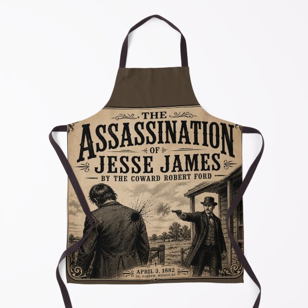 Item preview, The Assassination of Jesse James — Vintage Outlaw Poster designed and sold by ThreadTheory976.