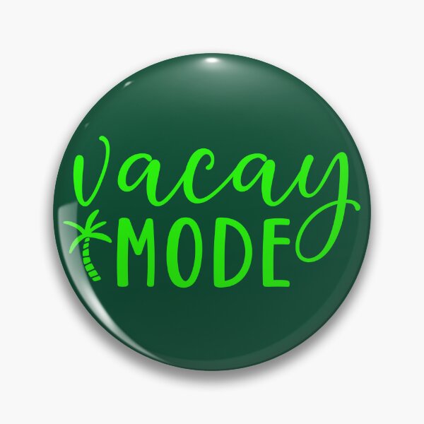 Item preview, Vacay Mode – Neon Green Palm Tree Vacation Design designed and sold by EmeraldeaArt.