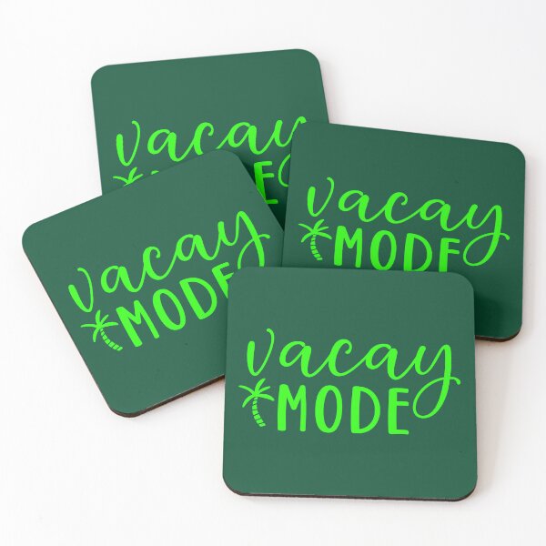 Item preview, Vacay Mode – Neon Green Palm Tree Vacation Design designed and sold by EmeraldeaArt.