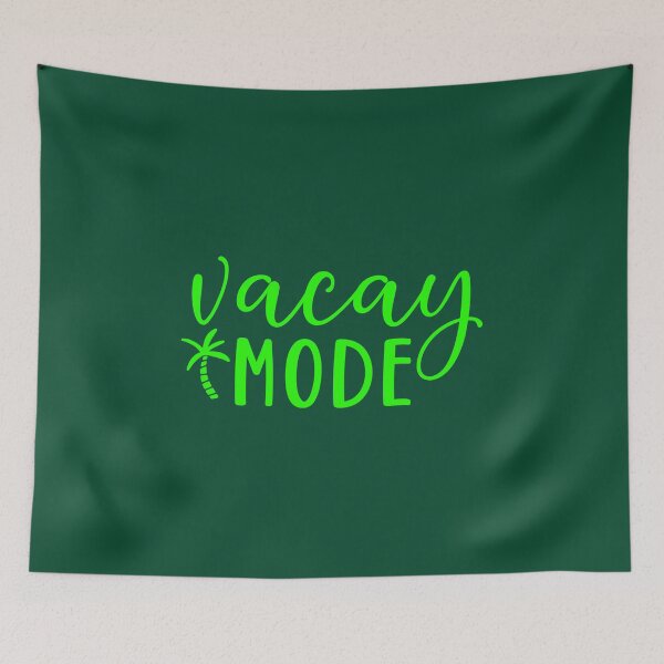 Item preview, Vacay Mode – Neon Green Palm Tree Vacation Design designed and sold by EmeraldeaArt.