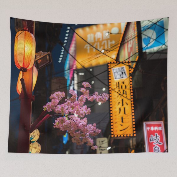 Item preview, Cherry Blossoms and Neon Lights designed and sold by Srdjan Petrovic.