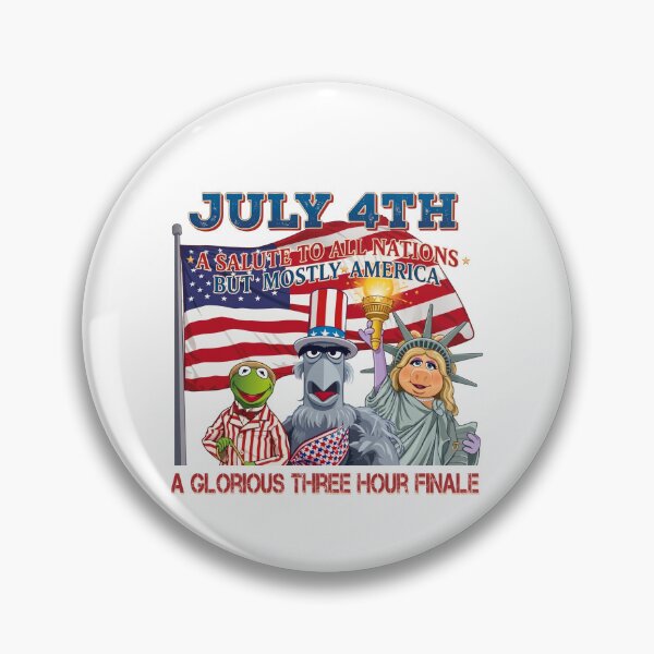 Item preview, A Salute To All Nations But Mostly America Muppets 4th of July designed and sold by HerbertJGranger.