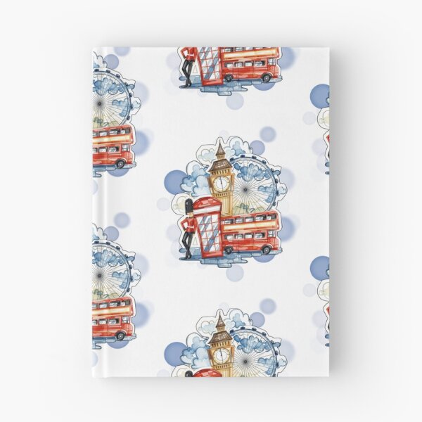 Item preview, London Big Ben Bus Ferris Wheel and Royal Guard UK Travel Design designed and sold by iamKRUK.