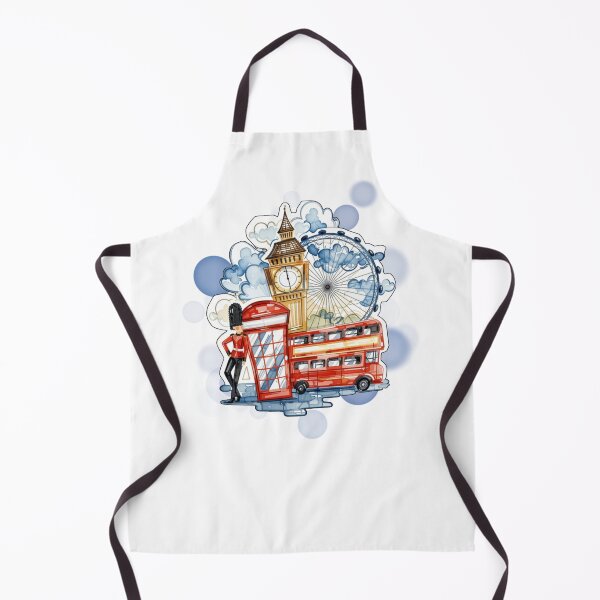 Item preview, London Big Ben Bus Ferris Wheel and Royal Guard UK Travel Design designed and sold by iamKRUK.