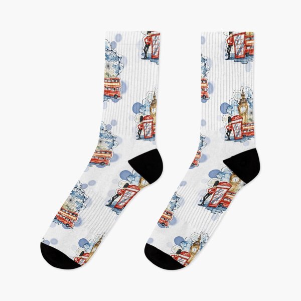 Item preview, London Big Ben Bus Ferris Wheel and Royal Guard UK Travel Design designed and sold by iamKRUK.