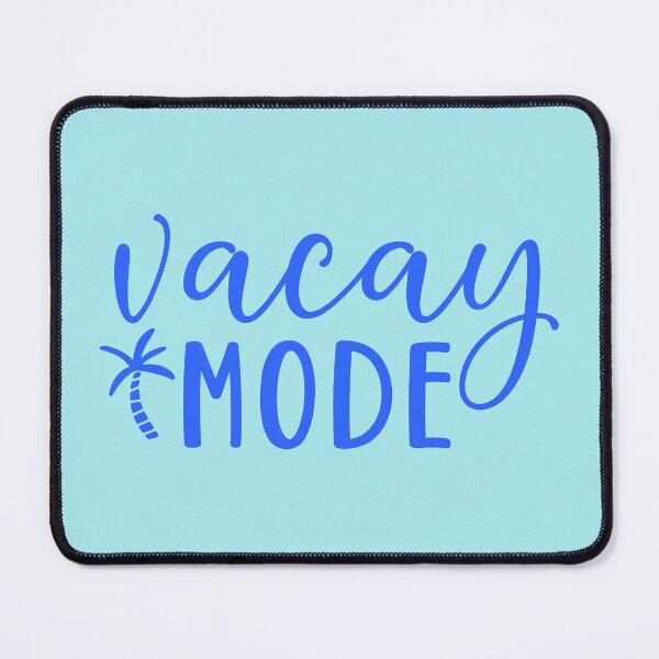 Item preview, Vacay Mode – Blue Palm Tree Vacation Design designed and sold by EmeraldeaArt.