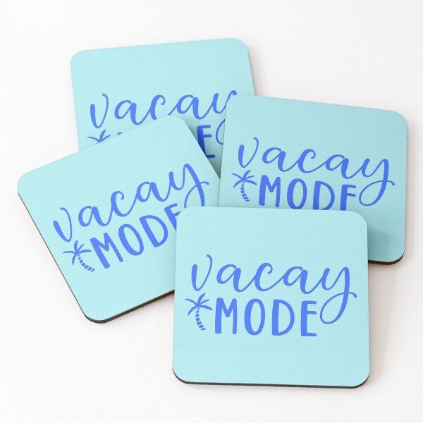 Item preview, Vacay Mode – Blue Palm Tree Vacation Design designed and sold by EmeraldeaArt.
