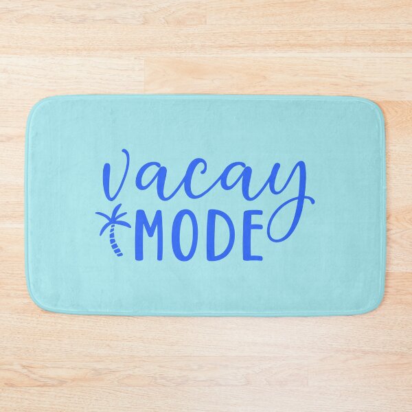Item preview, Vacay Mode – Blue Palm Tree Vacation Design designed and sold by EmeraldeaArt.
