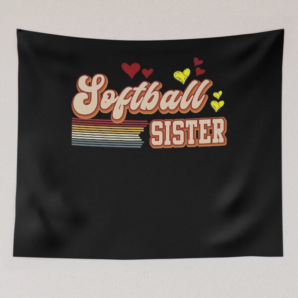Item preview, Retro Softball Sister Vintage Shirt designed and sold by LarryMBrown.