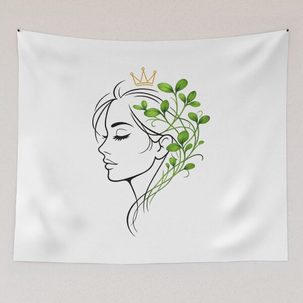 Item preview, Microgreen Queen Urban Farming Gardener designed and sold by Art by Debasish.