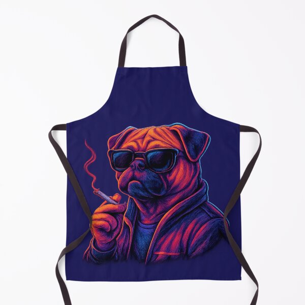 Item preview, Mops z papierosem designed and sold by Motherkey.