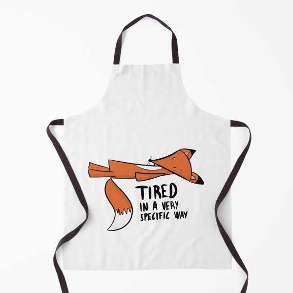 Item preview, Tired In A Very Specific Way Funny Burnout Fox designed and sold by DesignFreakArt.