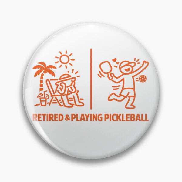 Item preview, Retired & Playing Pickleball – Relaxation Meets Active Fun designed and sold by Mindful56.