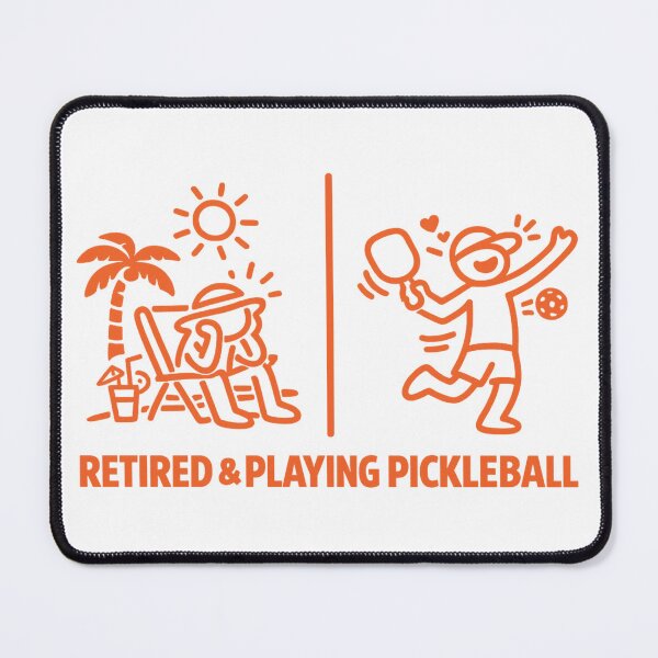 Item preview, Retired & Playing Pickleball – Relaxation Meets Active Fun designed and sold by Mindful56.