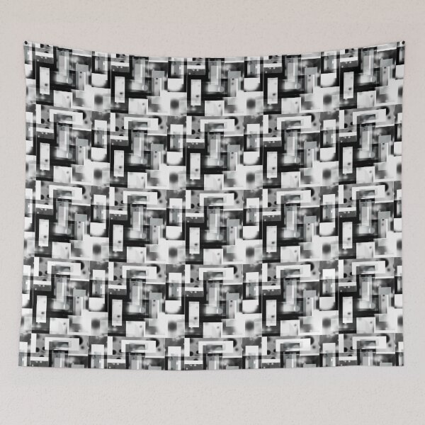 Item preview, Grunde Geometric Labyrinth Pattern Design Art designed and sold by PatternTitan.