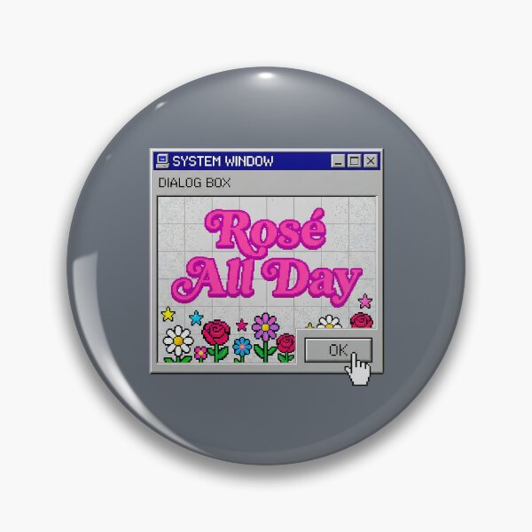 Item preview, Y2K Rosé All Day Windows Dialog Retro Digital designed and sold by SplashTastic.