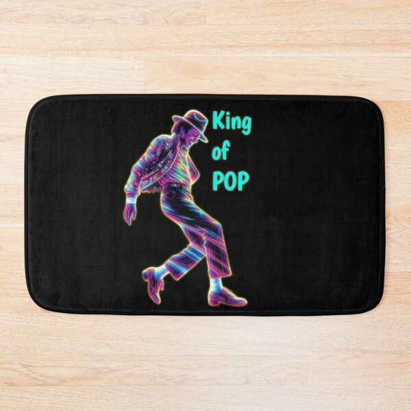 Item preview, MJ King Of Pop Neon Glow Dance Art designed and sold by ExploreAura Studio.