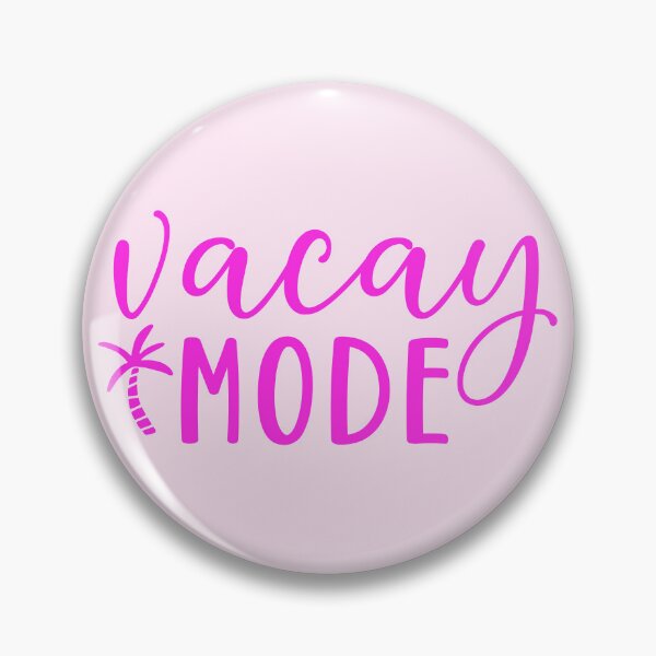 Item preview, Vacay Mode – pink palm Tree Vacation Design designed and sold by EmeraldeaArt.
