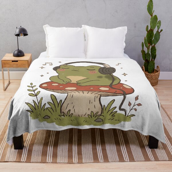 Item preview, Lo-Fi Frog Mushroom Chill designed and sold by MJ ART.