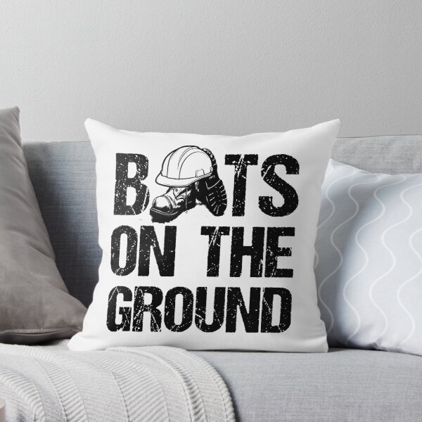 Item preview, Boots on the Ground; Construction Worker; designed and sold by StickerApe.