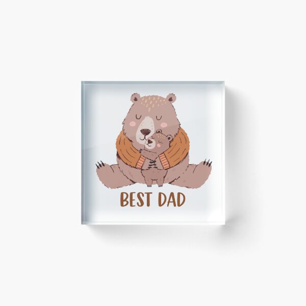 Item preview, Best Dad Bear Hug designed and sold by Stellar Geometry.
