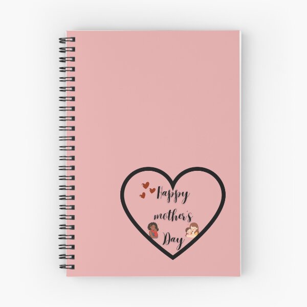 Item preview, A black heart outline and "Happy Mother's Day" designed and sold by Art70shop.