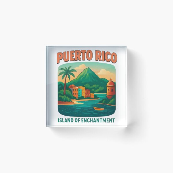 Artikelvorschau, Puerto Rico, Karibikinsel entworfen und verkauft von GUNAPRIYAA.