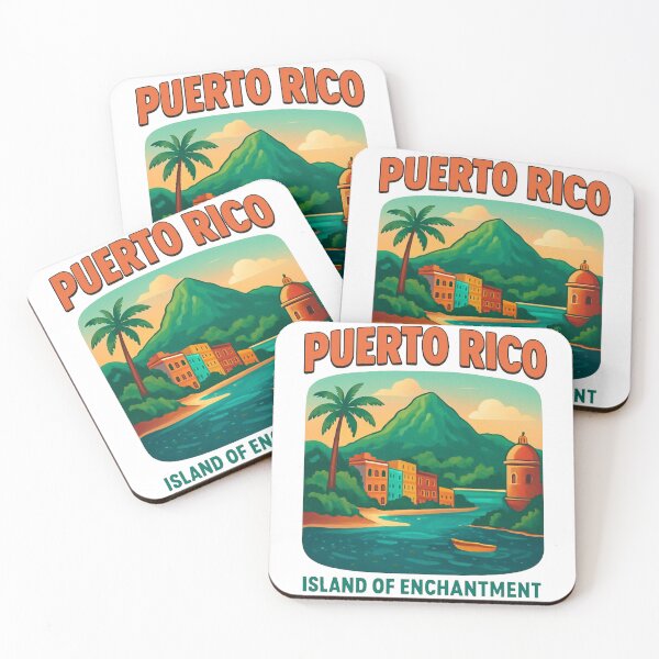 Item preview, Puerto Rico, isla caribeña designed and sold by GUNAPRIYAA.