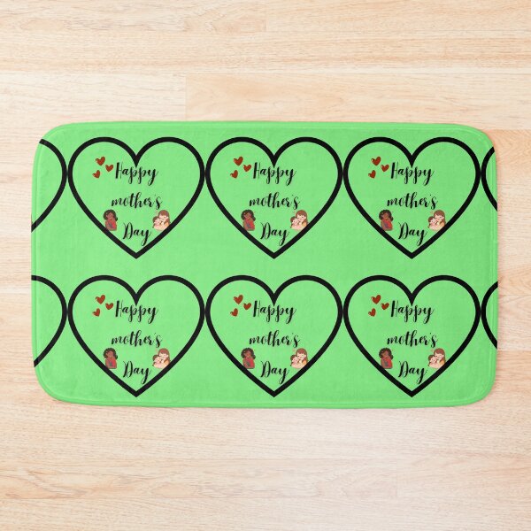 Item preview, A black heart outline and "Happy Mother's Day" designed and sold by Art70shop.