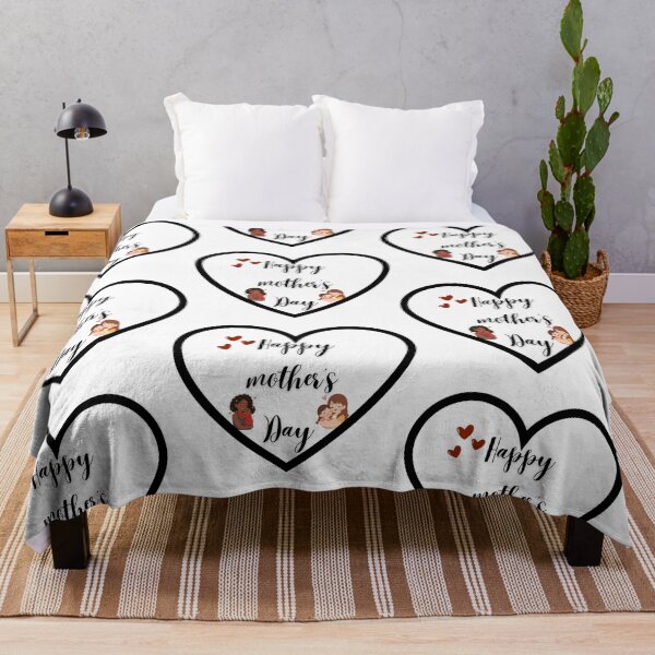 Item preview, A black heart outline and "Happy Mother's Day" designed and sold by Art70shop.