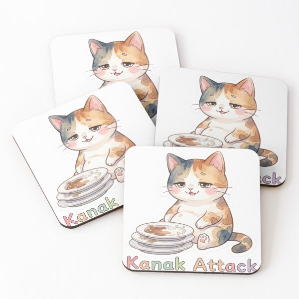 Item preview, Kanak Attack Cat – Funny Hawaiian Food Coma Tabby designed and sold by LaniDigitalNook.